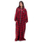 Snuggs Wearable Monk Red Checkered